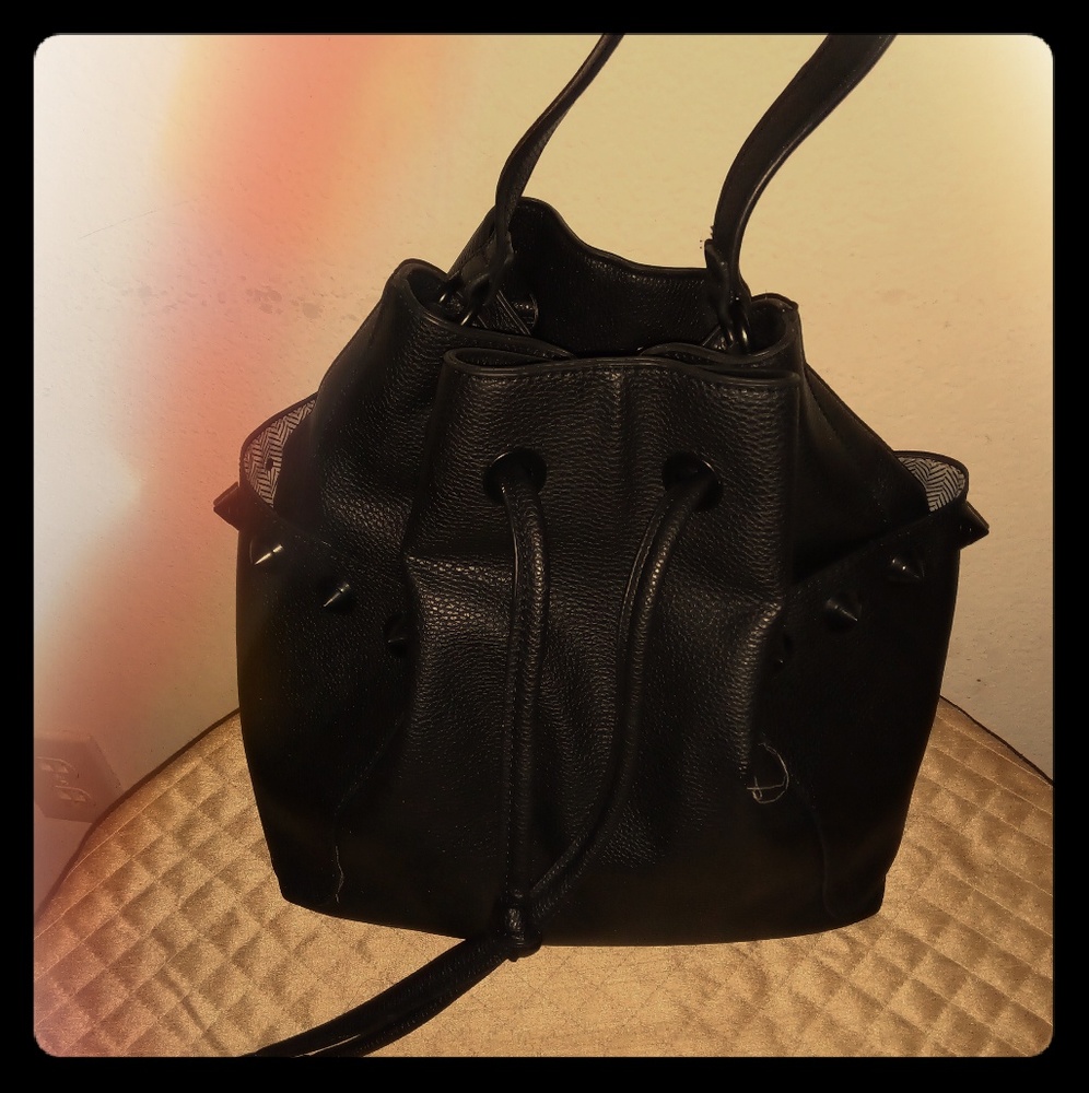 Black handbag